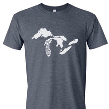 Load image into Gallery viewer, Great Lakes Logo T-Shirt - Michigan
