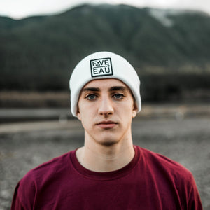 Made for the lake and life on the water, our perfect addition to your lake life attire, the white block logo toque.