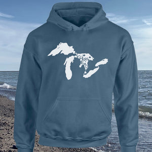 Great Lakes Logo Hoodie - Huron