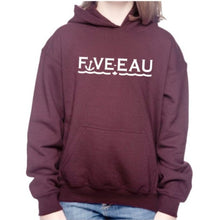 Load image into Gallery viewer, Five-Eau Youth Wave Sweater in Maroon