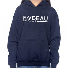 Load image into Gallery viewer, Five-Eau Youth Wave Sweater in Navy